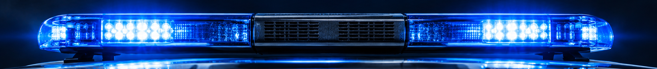 Rampe lumineuse bleue