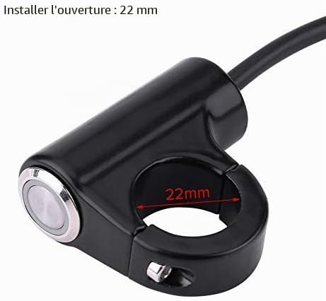 Interrupteur Moto 1 Bouton Poussoir – Image 2