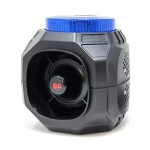 Combiné Gyrophare-Sirène – 30 tonalités Programmables – Bleu