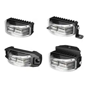 Feu à Eclats CRESCENT – 8 LEDs sur 180° – 4 Options de Montage – Image 2