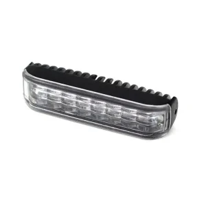 FEU A ECLATS X8 - 8 LEDS SUR 180° - 3 OPTIONS DE MONTAGE BLEU OU ORANGE