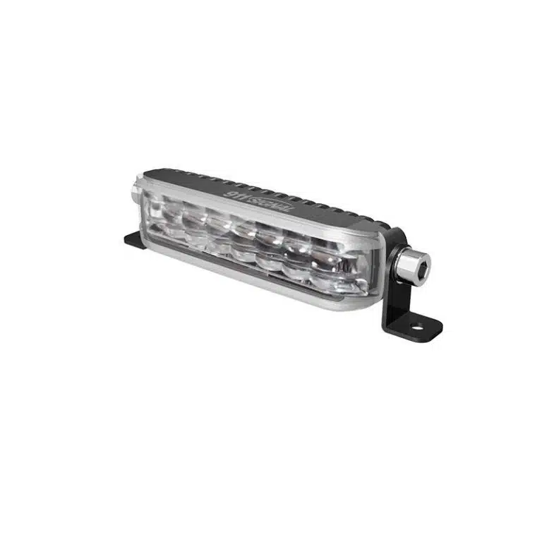 FEU A ECLATS X8 - 8 LEDS SUR 180° - 3 OPTIONS DE MONTAGE BLEU OU ORANGE – Image 2