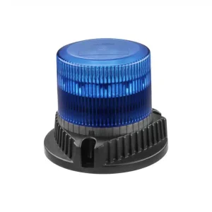 GYROPHARE MU PRO-E -15 LEDS- BLEU- FIXATION PERMANENTE