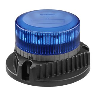 GYROPHARE MU PRO-E -15 LEDS- BLEU- FIXATION PERMANENTE