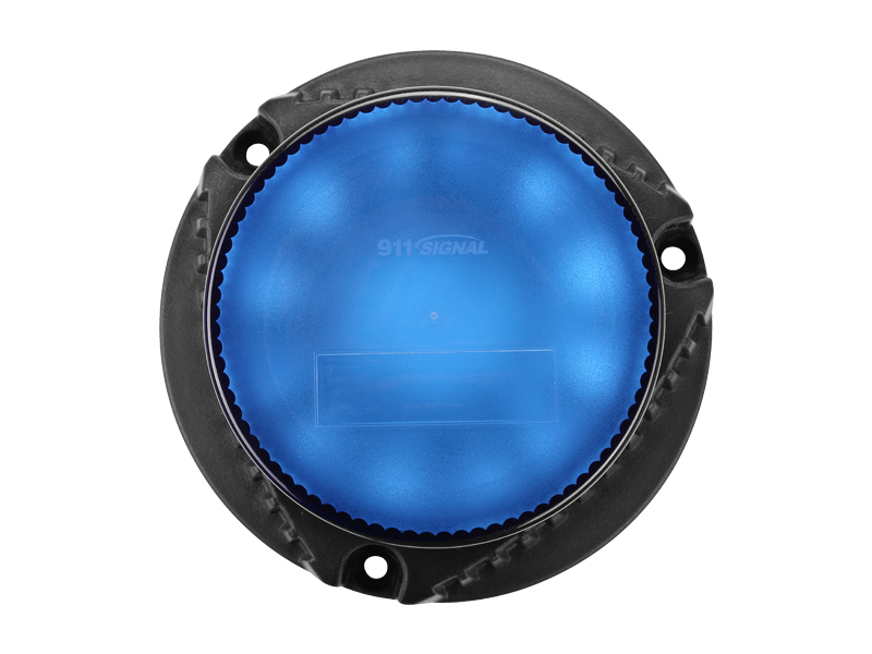 GYROPHARE MU PRO-E -15 LEDS- BLEU- FIXATION PERMANENTE – Image 2