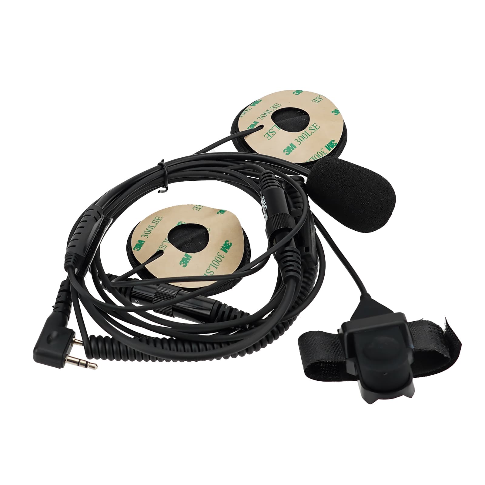KIT MICROPHONE POUR CASQUE DE MOTO PTT BROCHE KN
