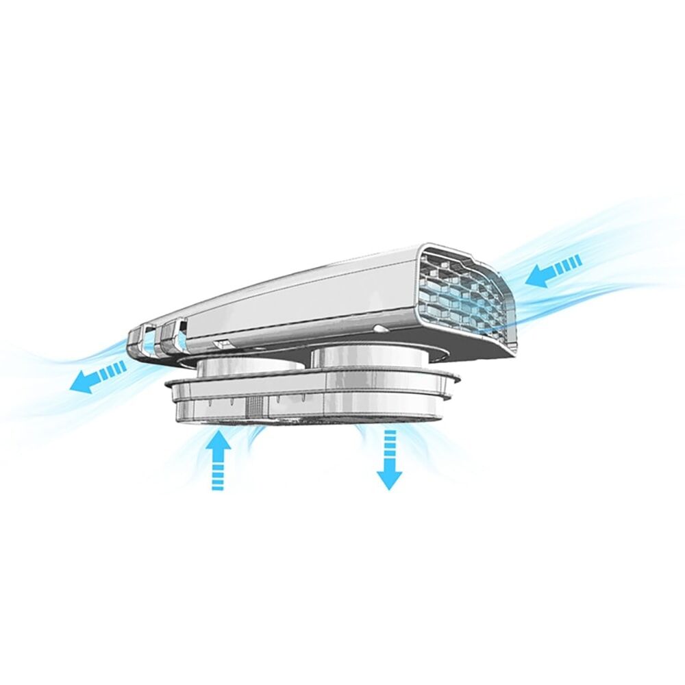 EXTRACTEUR D'AIR A DOUBLE FLUX EASY AERO ELECTRIQUE – Image 3