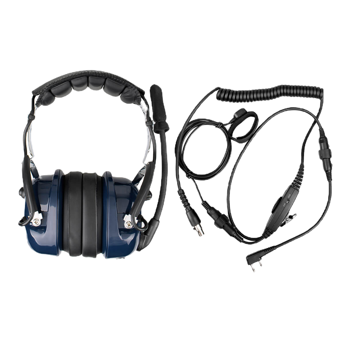 CASQUE AUDIO ANTIBRUIT RETEVIS AVEC BOUTON PTT INTÉGRÉ – Image 2