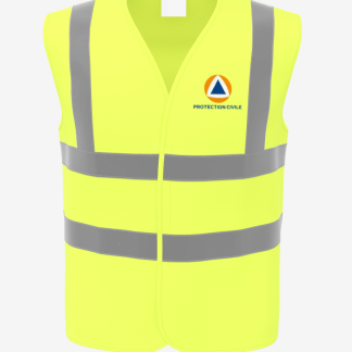 GILET JAUNE PROTECTION CIVILE