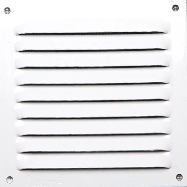 GRILLE D'AERATION ALUMINIUM BLANCHE OU NOIR POUR VEHICULE CYNOPHILE