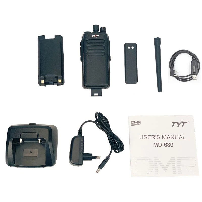 RADIO PORTATIVE TYT MD-680 VHF – Image 2