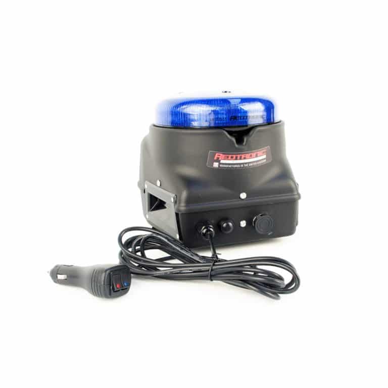 COMBINE GYROPHARE SIRENE TORNADO XS FIXATION MAGNETIQUE BLEU – Image 2