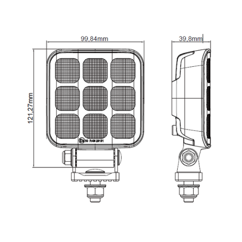 FEU DE TRAVAIL BRIGHTICS LED 12-24 V 3400 LUMEN – Image 3