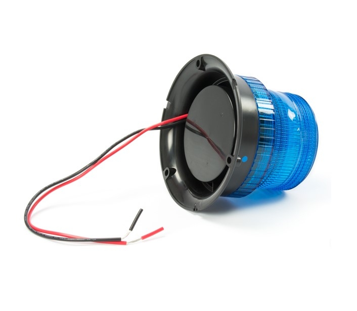 GYROPHARE LED BLEU FIXATION 3 BOULON – Image 3